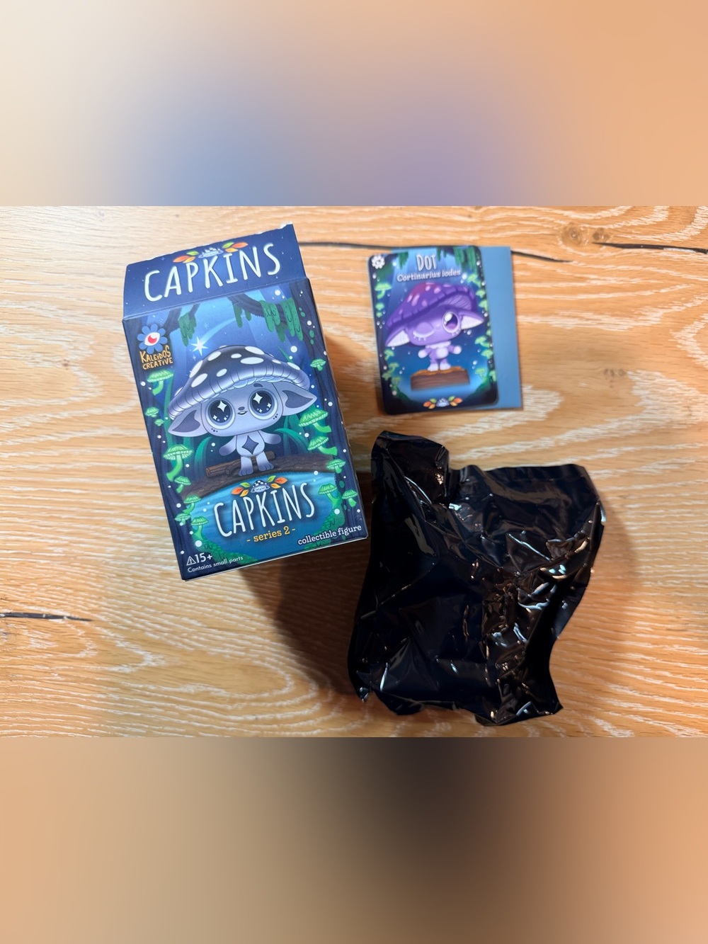 Kaleidos Capkins Series 2 Collectible Figure - Dot Mushroom